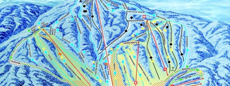 Pistenplan Gunstock Ski Area