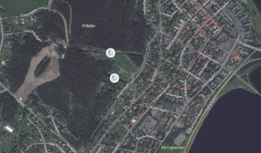 Pistenplan Gustavsbergbacken – Östersund