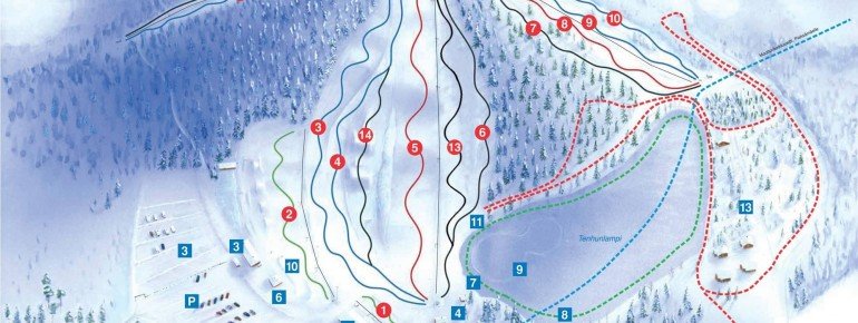 Pistenplan Häkärinteet
