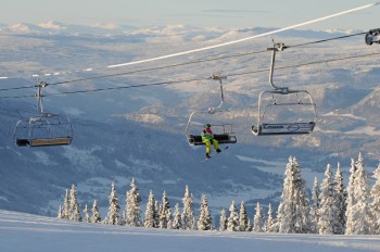 Das Skigebiet bietet ideale Bedingungen für Anfänger.