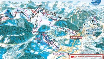 Pistenplan Hahnbaum Sankt Johann im Pongau