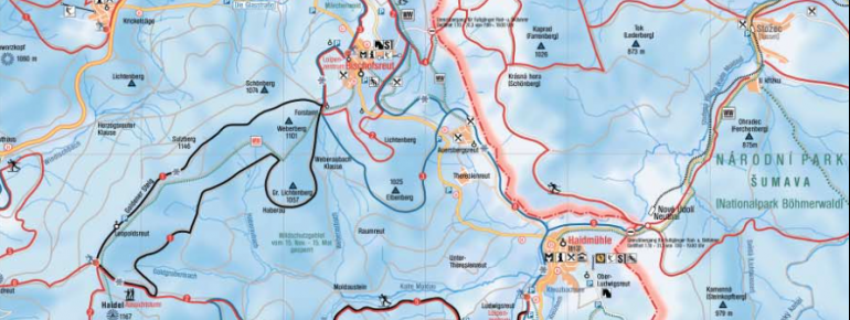 Pistenplan Bischofsreut Marchhäuser