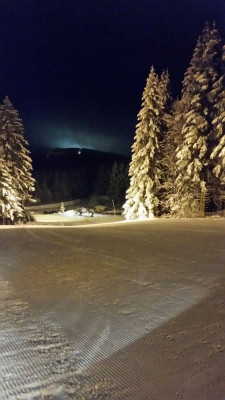 Flutlichtfahren an den Skiliften Haldenköpfle