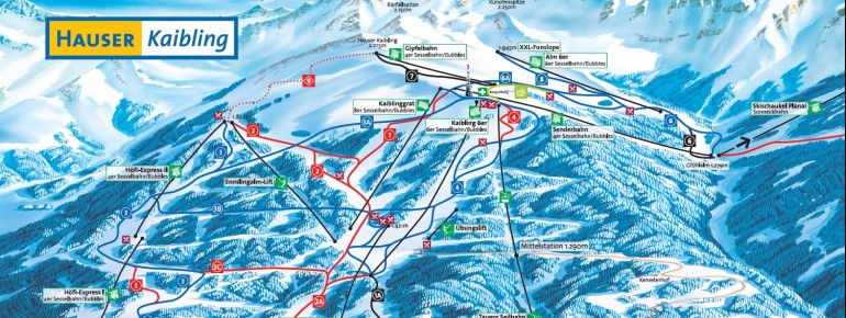 Pistenplan Hauser Kaibling