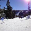 An der Bergstation der Aerial Tramway und des Gunbarrel Express Lifts! Hier finden sich die meisten einfacheren Pisten im Skigebiet.
