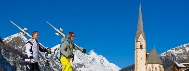 Skivergnügen mit Aussicht auf Österreichs höchsten Berg, den Großglockner!