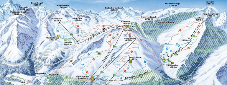 Pistenplan Grossglockner - Heiligenblut