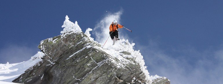 15 km² Freeridearena - ein Geheimtipp für Tiefschneefahrer.