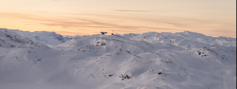 Das Skigebiet Hemsedal liegt in den skandinavischen Alpen.