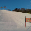 Die Pisten im Skigebiet sind breit und selten überfüllt.
