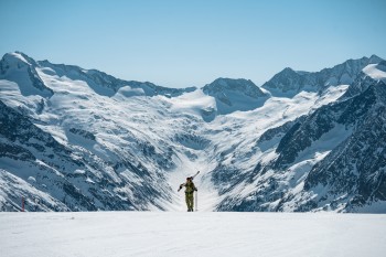 Mehr Schneesicherheit geht nicht, als am Hintertuxer Gletscher.