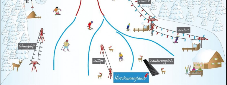 Pistenplan Hirschberg Kreuth