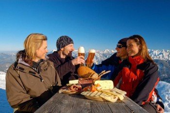 Brotzeit am Hochfelln