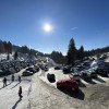 Die Parkplätze am Hochficht sind kostenlos.