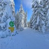 Es gibt ausgewiesene Winterwanderwege.