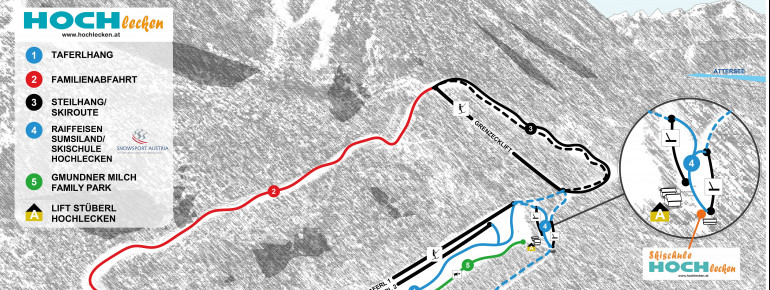 Pistenplan Hochlecken