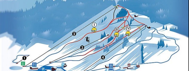 Hochlitten Pistenplan