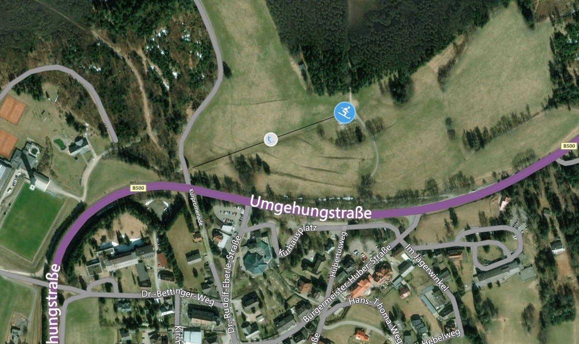 Lage Skilift Höchenschwand