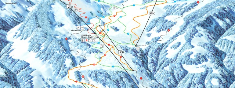 Pistenplan Hörnerbahn Bolsterlang