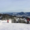 Die Weiherkopfabfahrt bietet ein schönen Blick auf das Allgäu