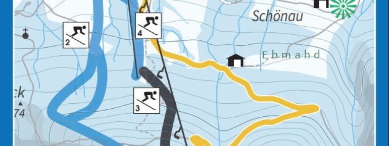 Pistenplan Hörnle - Bad Kohlgrub