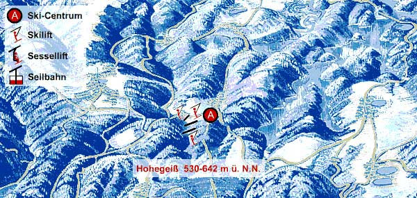 Pistenplan Hohegeiß