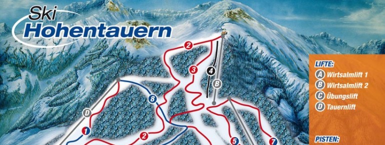 Pistenplan Hohentauern
