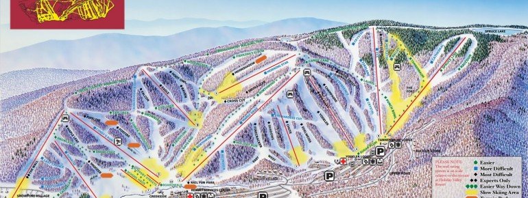 Pistenplan Holiday Valley Resort
