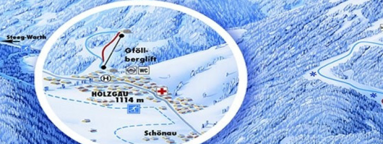 Pistenplan Gföllberglift Holzgau