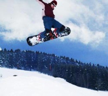 Snowboard Fun in Holzhau
