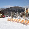 Wohlverdiente Pause in der Skibar
