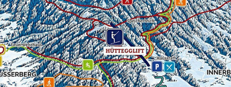 Pistenplan Hüttegglift Weerberg