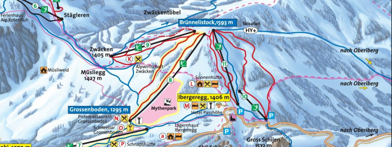 Pistenplan Ibergeregg