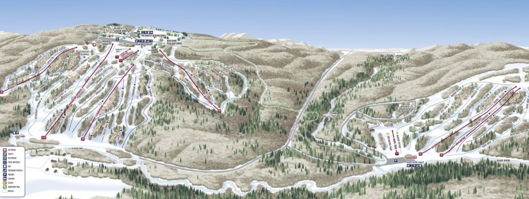 Pistenplan Snowriver Mountain Resort