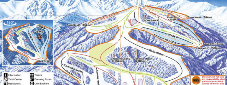 Pistenplan Iwatake