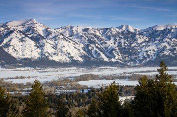Jackson Hole liegt bei Wyoming's Grand Teton National Park.