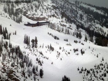 Die Bergstation der Bridger Gondola!