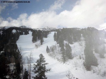 Piste Sundance fotografiert von der Bridger Gondola aus!