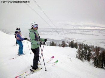 Am Einstieg zur Tower Three Chute!