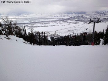 Auf der schwarzen Abfahrt Ranger!