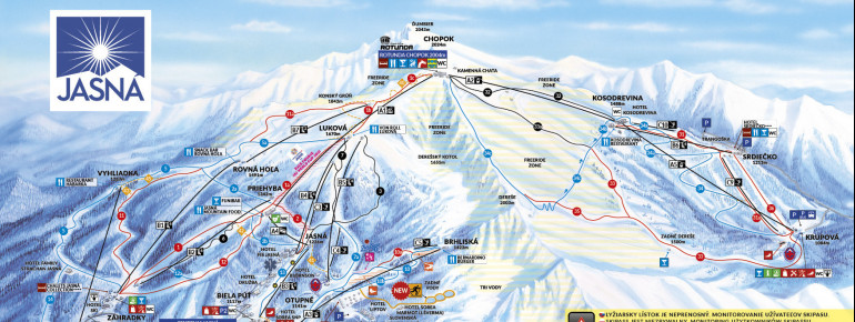 Pistenplan Jasna