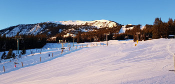 Auch gut präparierte Pisten gibt es in Marmot Basin jede Menge.