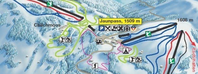 Pistenplan Jaunpass - Boltigen