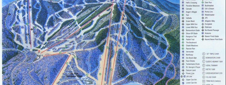 Pistenplan Jay Peak