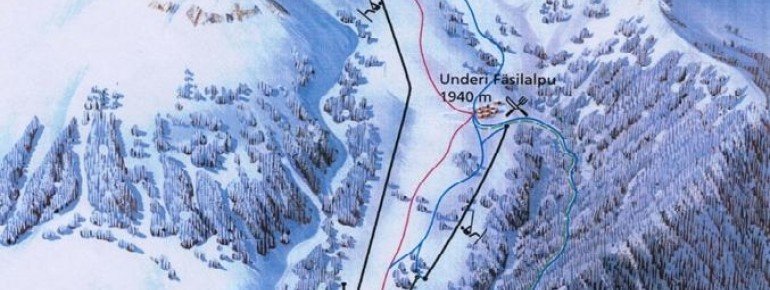 Pistenplan Jeizinen Feselalpe