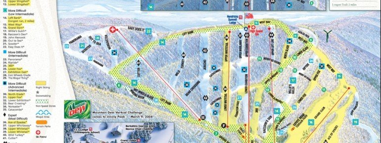 Pistenplan Jiminy Peak Resort