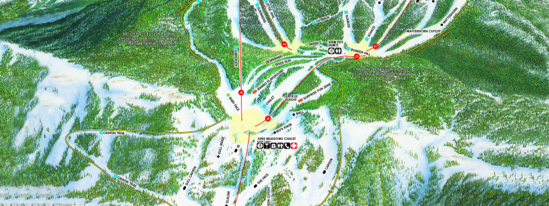 Pistenplan June Mountain