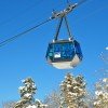 Mit der Gondel der Karwendelbahn Mittenwald geht es auf den Gipfel.