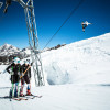Unter anderem nutzen auch mehrere Trainingsgruppen die lange Saison bis in den Frühsommer am Kaunertaler Gletscher.