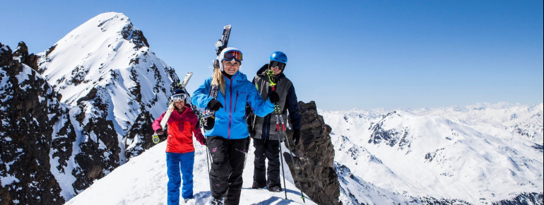 Freeriden am Kaunertaler Gletscher